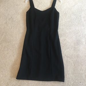 Black (caged back) mini dress 👗